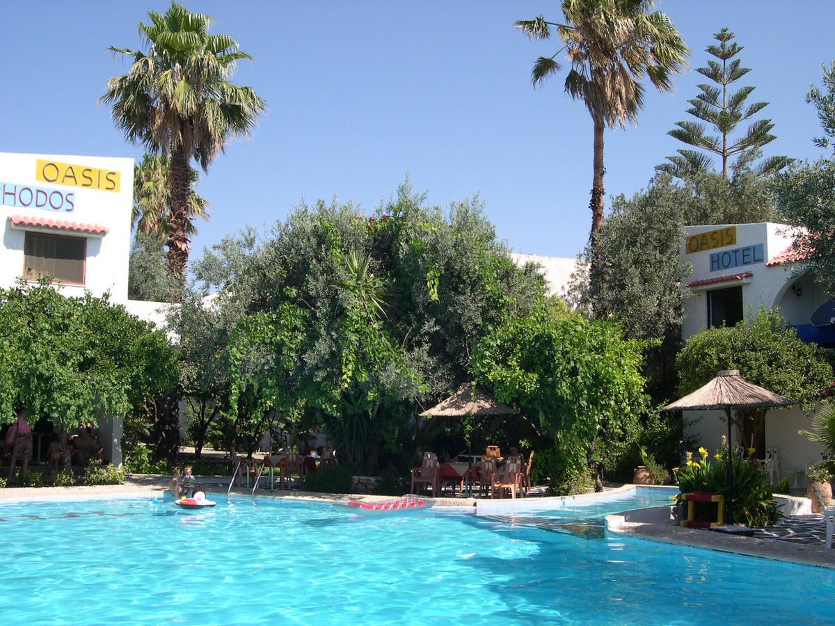 Oasis Hotel Bungalows Rhodes Afantou Dış mekan fotoğraf